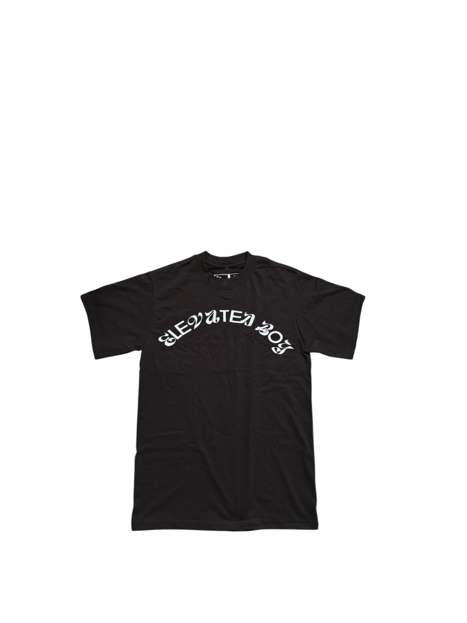 Black Tee white logo